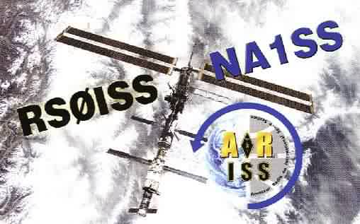 International Space Station QSL card