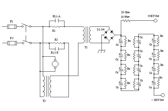 HV supply for 813 amplifier